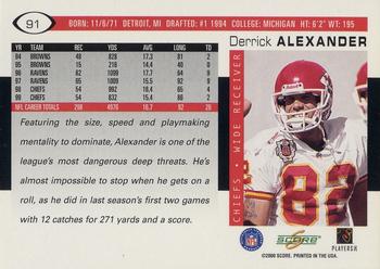 2000 Score #91 Derrick Alexander Back