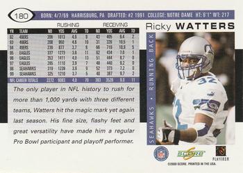 2000 Score #180 Ricky Watters Back