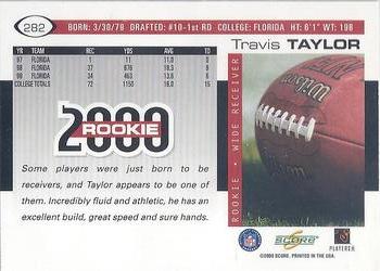 2000 Score #282 Travis Taylor Back