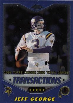 2000 Topps Chrome #6 Jeff George Front