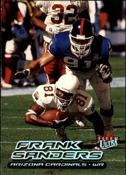 2000 Ultra #132 Frank Sanders Front