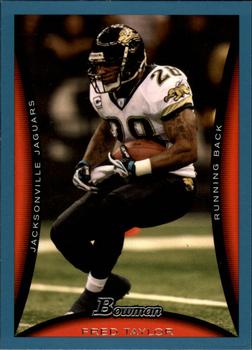 2008 Bowman - Blue #33 Fred Taylor  Front