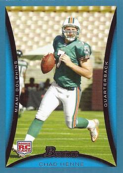 2008 Bowman - Blue #169 Chad Henne  Front