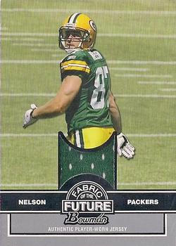 2008 Bowman - Fabric of the Future #FF-JN Jordy Nelson Front