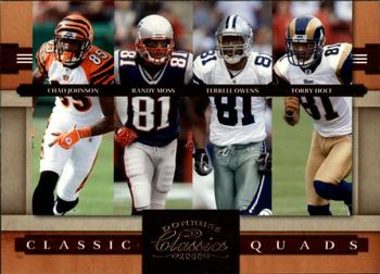 2008 Donruss Classics - Classic Quads #CQ-3 Chad Johnson / Randy Moss / Terrell Owens / Torry Holt Front