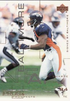 2000 Upper Deck Pros & Prospects #6 Shannon Sharpe Front