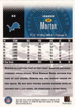2000 Upper Deck Victory #68 Johnnie Morton Back