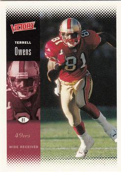 2000 Upper Deck Victory #165 Terrell Owens Front