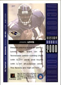 2000 Upper Deck Victory #297 Jamal Lewis Back