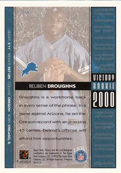 2000 Upper Deck Victory #314 Reuben Droughns Back