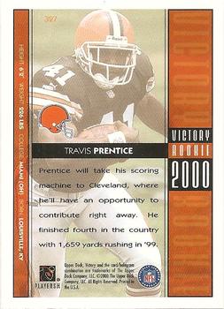 2000 Upper Deck Victory #327 Travis Prentice Back
