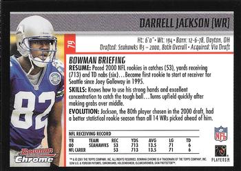 2001 Bowman Chrome #79 Darrell Jackson Back