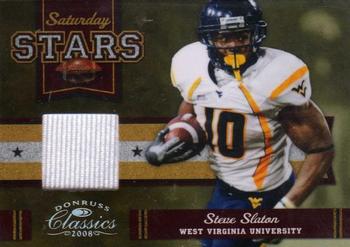 2008 Donruss Classics - Saturday Stars Jerseys #SS-30 Steve Slaton Front