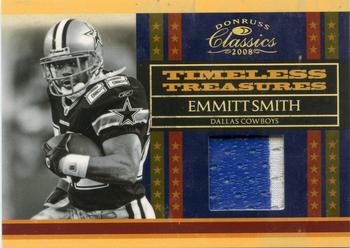2008 Donruss Classics - Timeless Treasures Material Prime #11 Emmitt Smith Front