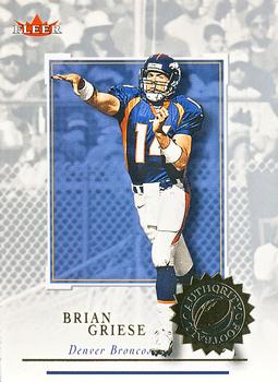 2001 Fleer Authority #40 Brian Griese Front