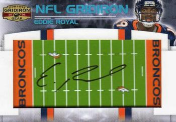 2008 Donruss Gridiron Gear - NFL Gridiron Rookie Signatures #NFLGR-4 Eddie Royal Front