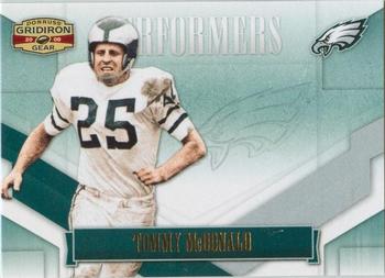 2008 Donruss Gridiron Gear - Performers Gold #P-44 Tommy McDonald Front