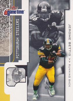 2001 Fleer Game Time #17 Jerome Bettis Front