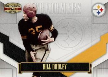 2008 Donruss Gridiron Gear - Performers Gold Holofoil #P-4 Bill Dudley Front
