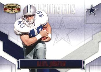 2008 Donruss Gridiron Gear - Performers Red #P-14 Daryl Johnston Front