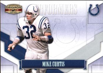 2008 Donruss Gridiron Gear - Performers Silver #P-33 Mike Curtis Front