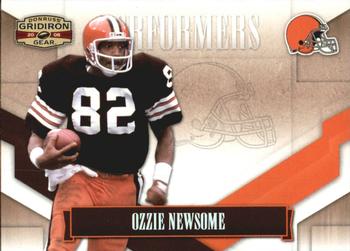 2008 Donruss Gridiron Gear - Performers Silver #P-34 Ozzie Newsome Front