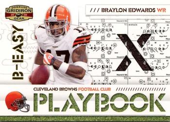 2008 Donruss Gridiron Gear - Playbook Jerseys X's #PL-8 Braylon Edwards Front