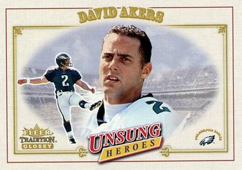 2001 Fleer Tradition Glossy #326 David Akers Front