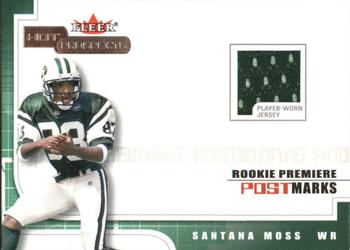 2001 Fleer Hot Prospects - Rookie Premiere Postmarks #NNO Santana Moss Front