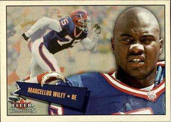 2001 Fleer Tradition #149 Marcellus Wiley Front