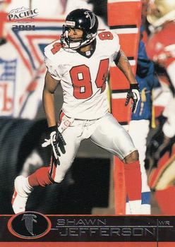 2001 Pacific #21 Shawn Jefferson Front