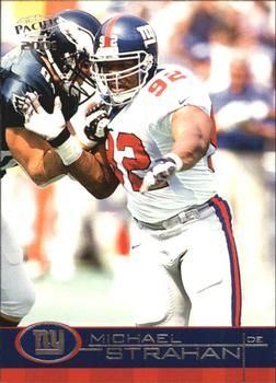 2001 Pacific #286 Michael Strahan Front