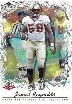 2001 Pacific Canvas Impressions #173 Jamal Reynolds Front