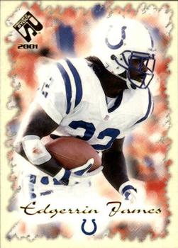 2001 Pacific Private Stock #40 Edgerrin James Front