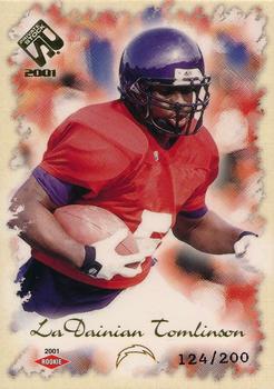 2001 Pacific Private Stock #161 LaDainian Tomlinson Front