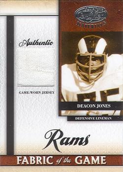 2008 Leaf Certified Materials - Fabric of the Game #FOG-20 Deacon Jones Front