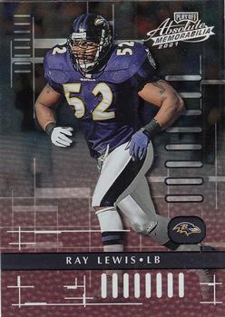 2001 Playoff Absolute Memorabilia #8 Ray Lewis Front