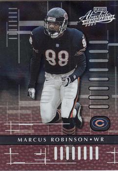 2001 Playoff Absolute Memorabilia #18 Marcus Robinson Front
