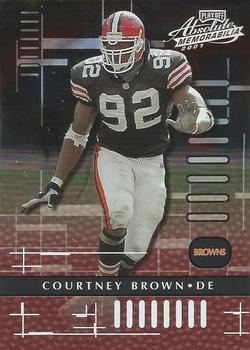 2001 Playoff Absolute Memorabilia #22 Courtney Brown Front
