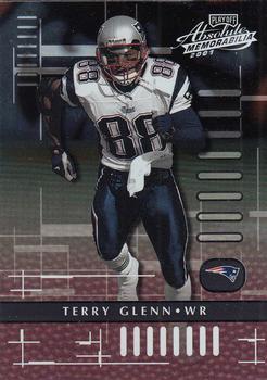 2001 Playoff Absolute Memorabilia #53 Terry Glenn Front