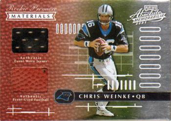 2001 Playoff Absolute Memorabilia #153 Chris Weinke Front