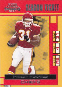 2001 Playoff Contenders #43 Priest Holmes Front