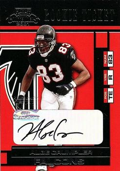 2001 Playoff Contenders #103 Alge Crumpler Front