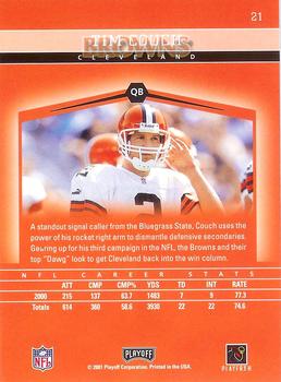 2001 Playoff Honors #21 Tim Couch Back