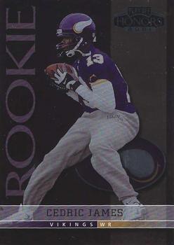 2001 Playoff Honors #157 Cedric James Front