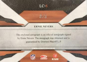 2008 Leaf Limited - Cuts Autographs #LC-8 Ernie Nevers Back
