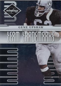 2008 Leaf Limited - Team Trademarks #T-4 Gene Upshaw Front
