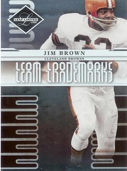 2008 Leaf Limited - Team Trademarks #T-12 Jim Brown Front