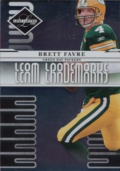 2008 Leaf Limited - Team Trademarks #T-17 Brett Favre Front