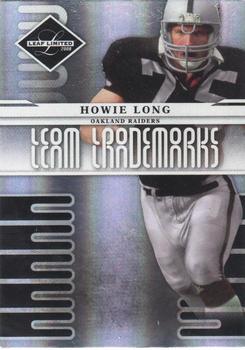 2008 Leaf Limited - Team Trademarks Holofoil #T-10 Howie Long Front